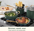 Cuisinart Cookware Set, 11 Piece Stainless Steel Cookware Pots and Pans - Image 4