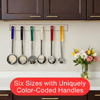 3 Ounce Slotted Stainless Steel Portion Control Ladle Spoon - Image 5