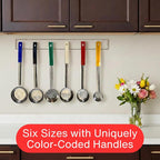 1 Ounce Slotted Stainless Steel Portion Control Ladle Spoon - Image 5