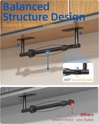RUACQ Paper Towel Holder Under Cabinet, One Hand Tearing Paper Towel Holder - Image 3