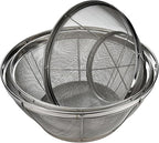 Fine Mesh Strainer for Kitchen, 5 Quart Stainless Steel Colander Bowl for Pasta - Image 7