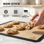 Zulay Kitchen Silicone Baking Mat Sheet 3-Pack - Image 7