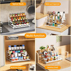 RCHYFEED Spice Rack Organizer for Cabinet, 4 Tier Spice Organization for - Image 7