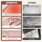 Sakerplus Nonstick Baking Sheet Pan Set of 3, Heavy Duty Cookie Sheets - Image 5