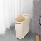 rejomiik Small Trash Can, 3.5 Gallon Slim Garbage Can Plastic Waste Basket - Image 4