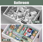 Plastic Drawer Organizers, Bathroom and Vanity Organizer Plastic Tray, Makeup - Image 7