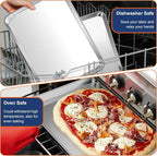 P&P CHEF 19.6 Inch Baking Cookie Sheet, Oven Pan Tray Stainless Steel Sheet Pan - Image 5