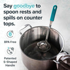 Souper Cubes + Lori Greiner No Mess Stainless Steel Soup Ladle - Image 3