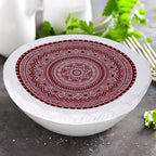 Patelai 10 Pcs Bowl Covers Reusable in 5 Size Stretch Cloth Fabric Elastic Food - Image 4