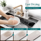 eormoe Diatomite Kitchen Faucet Mat - Image 3
