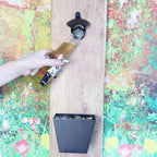 Black Beer Bottle Cap Opener Wall Mounted, Stainless Cooler Mounted Soda Top - Image 4