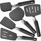 Silicone Spatula Set, Spatulas Silicone Heat Resistant Mixed 5 Piece Kitchen by Cohibon