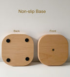 Paper Towel Holder, Wooden Kitchen Roll Stand Organizer Free Standing, - Image 4