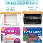 Vtopmart 2 Pack Trash Bag Holder - Image 3