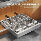 Seinloes 2 Pack Expandable Width Pull Out Cabinet Organizer 21" Deep - Image 4