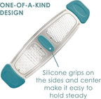 Rachael Ray 47901 Multi Stainless Steel Grater, Agave Blue - Image 5