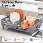 Urackify Stainless Steel Dish Drying Rack - Image 2