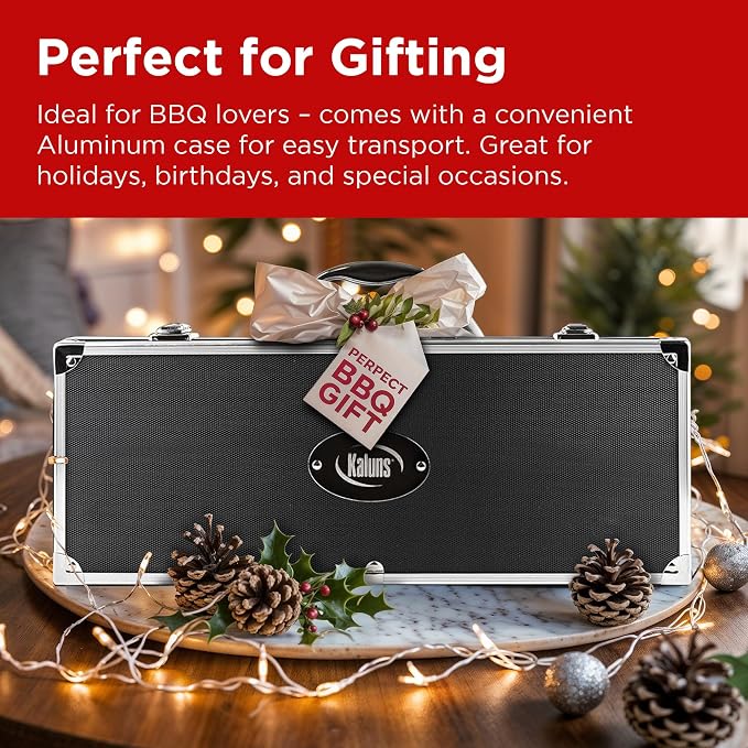 Kaluns BBQ Accessories, Complete Grill Set Dad Gifts - Image 8
