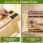 BAMEOS Pull Out Spice Rack Organizer - Image 6