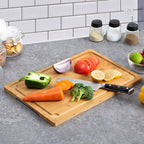 Extra Large Cutting Board, 17.6" Bamboo Cutting Boards - Image 4