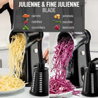 Zulay Kitchen Rotary Cheese Grater 5 Blade Cheese Shredder - Image 6