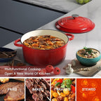 Miereirl 4.5 Quart Enameled Dutch Oven Pot - Image 6
