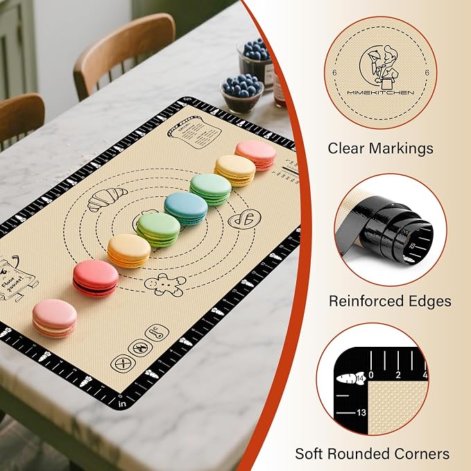 Silicone Baking Mat with Recipes, Silicone Mat - Image 7