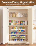 EVERIE Extendable 3-Tier Kitchen Cabinet & Pantry Organizer - Image 8