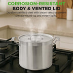 NutriChef 12-Quart Stainless Steel Stockpot - Image 6