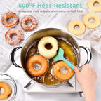 Heat Resistant Silicone Spoon Spatula: U-Taste 600ºF High Heat Flexible 11.38in - Image 3