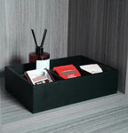 Tea Bag Organizer Wood Black, 4 Compartments Tea Bag Holder, Large Capacity - Image 8