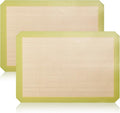 Luckyiren 2-Pack Silicone Baking Mats – Non-Stick Reusable BPA-Free Oven Liners by Luckyiren