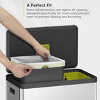 EKO Easy-Dispense Roll 80 Count Extra-Strong Drawstring Tall Kitchen Trash Bag - Image 2
