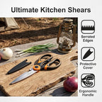 Acelone Kitchen Shears, Premium Heavy Duty Shears Ultra Sharp Stainless Steel - Image 2