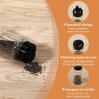 48 Pack Clear Plastic Spice Jars - Image 3
