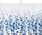 Blue Eucalyptus Leaves Dish Drying Mat by MOUNTANLLY