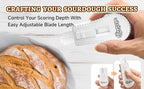 Bread Lame with Magnetic Push-Pull Design, Sourdough Scoring Tool with 5 - Image 8