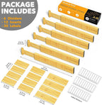SpaceAid Bamboo Drawer Dividers - Image 2