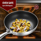 LOLYKITCH 6QT Tri-Ply Stainless Steel Sauté Pan - Image 4