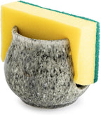 Zoeeker Ceramic Sponge Holder, Kitchen Sponge Holder Sink Caddy Organizer Dish by LAUCHUH