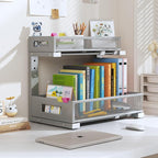 2-Pack Under Sink Storage Organizer, Large 2-Tier Elegant Mesh Pull Out Shelf - Image 9