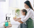 JASAI 2PACK 18Oz Simple Glass Soap Dispensers - Image 3