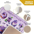 Purple Dish Drying Mats for Kitchen Counter Washable Drying Pad Absorbent - Image 4