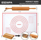 Classic Wood Rolling Pin - Image 3