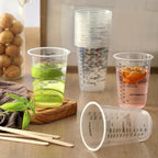 20pcs 8oz Graduated Clear Plastic Measuring Mixing Cups - Image 6