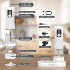 Electric Salt and Pepper Grinder Set, Upgrade 2-Speed Setting, External 5 - Image 9