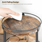 YATINEY Lazy Susan Organizer, Rotating Spice Rack, 2 Tier Spice Turntable - Image 5