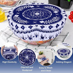 5 Pieces Bowl Covers Reusable, 5 Multi-Size Elastic Cloth Fabric Bowl Covers - Image 6