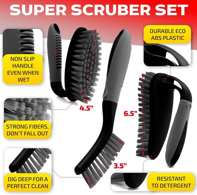 Scrub Brush Set of 6 pcs - Image 2