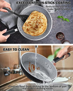 Cook N Home Pots and Pans Nonstick Kitchen Cookware Sets include Saucepan - Image 4